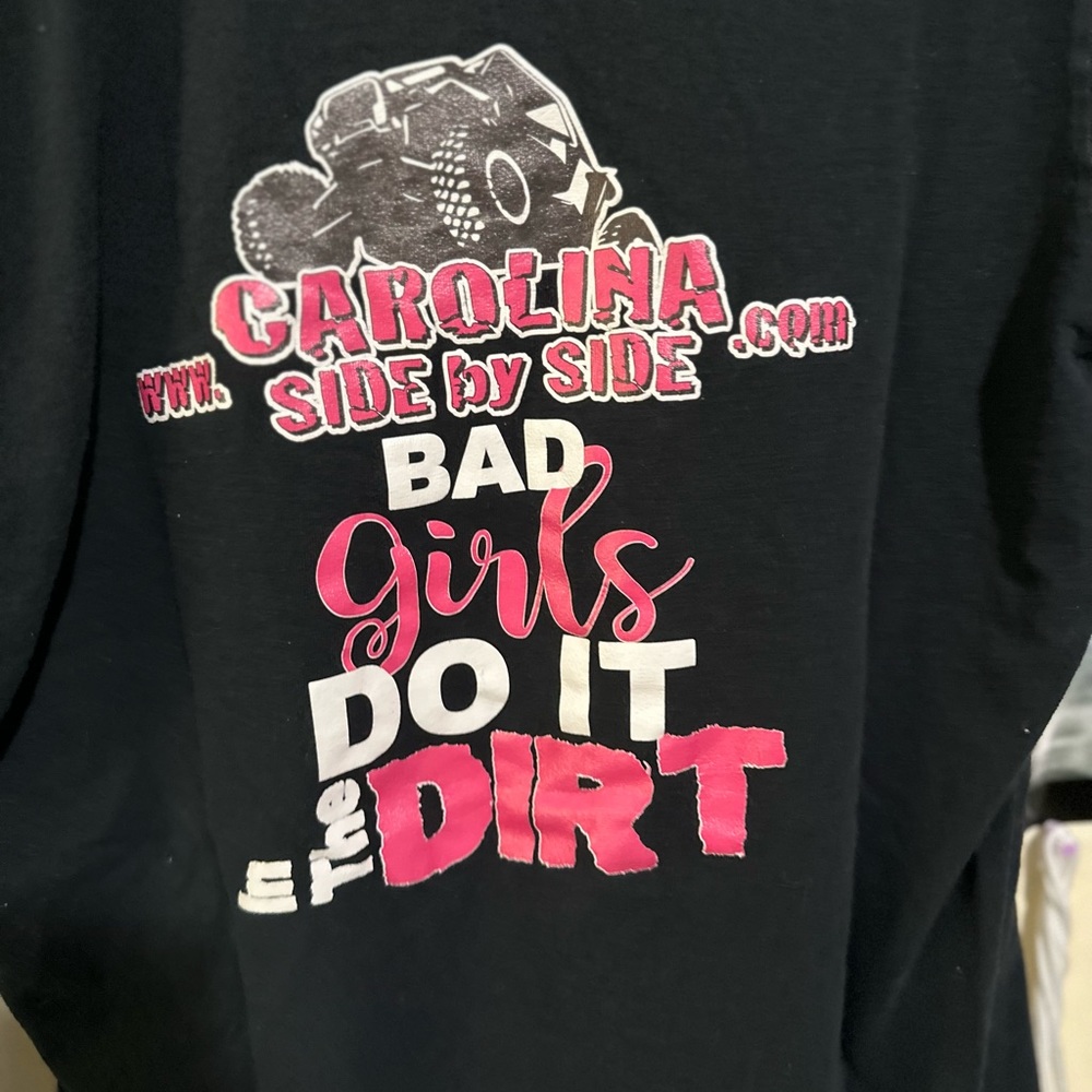 Carolina side by side shirt bad girls do it in the dirt